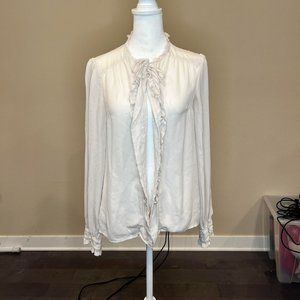 Paige - Transparent Beige Blouse - Size S